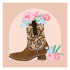 RN618 - Floral Cowgirl Boot - 12x12