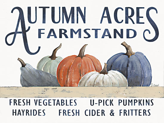 Soulspeak & Sawdust SAW140 - SAW140 - Autumn Acres - 16x12 Farmstand, Fall, Pumpkins, Autumn Acres Farmstand, Typography, Signs, Textual Art, Fall, Advertisement, Farmhouse/Country from Penny Lane