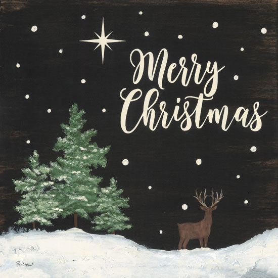 Soulspeak & Sawdust SAW147 - SAW147 - Merry Woodland Christmas - 12x12 Christmas, Holidays, Merry Christmas, Typography, Signs, Textual Art, Trees, Deer, Reindeer, Lodge, Winter, Snow, Star from Penny Lane