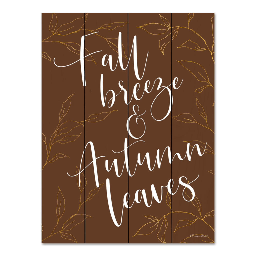 Susan Ball SB1020PAL - SB1020PAL - Fall Breeze & Autumn Leaves - 12x16 Fall Breeze & Autumn Leaves, Leaves, Fall, Autumn, Typography, Signs from Penny Lane