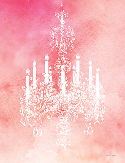 Susan Ball SB1056 - SB1056 - Chandelier Glam 3 - 12x16 Chandeliers, Pink, Watercolor, Glamourous from Penny Lane