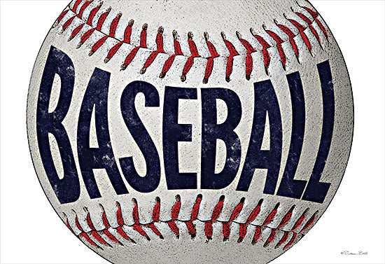 Susan Ball SB1085 - SB1085 - Baseball - 18x12 Sports, Baseball, Typography, Signs, Textual Art, Patriotic, Red, White, Blue, Summer, Masculine from Penny Lane