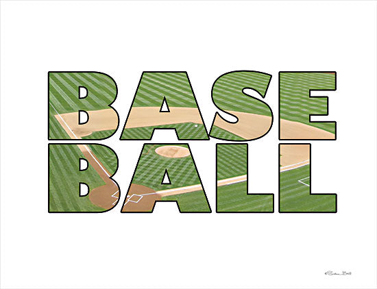 Susan Ball SB1086 - SB1086 - Baseball Field - 16x12 Baseball, Sports, Typography, Signs, Textual Art, Spring, Children, Masculine, Baseball Field from Penny Lane