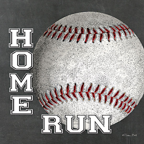 Susan Ball SB1092 - SB1092 - Home Run - 12x12 Sports, Baseball, Homerun, Typography, Signs, Textual Art, Masculine, Children, Boys from Penny Lane