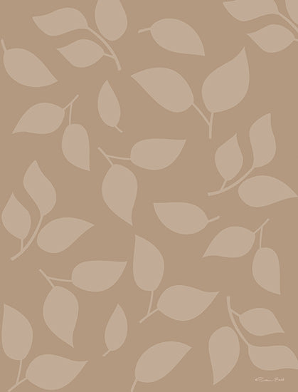 Susan Ball SB1123 - SB1123 - Leaves in Sand - 12x16 Leaves, Clay Colored, Neutral Palette, Nature from Penny Lane