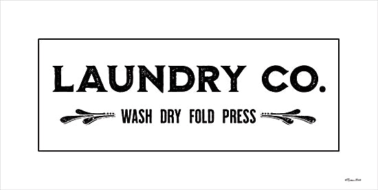 Susan Ball SB1197 - SB1197 - Laundry Co. - 18x9 Laundry,  Laundry Room, Laundry Co., Typography, Signs, Black & White from Penny Lane