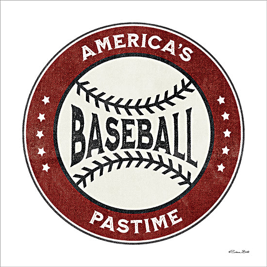 Susan Ball  SB1280 - SB1280 - Baseball - America's Pastime - 12x12 Sports, Baseball, America's Baseball Pastime, Typography, Signs, Textual Art, Baseball, Masculine from Penny Lane