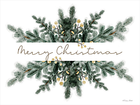 Susan Ball SB1339 - SB1339 - Merry Christmas Pine Swag - 16x12 Christmas, Holidays, Pine Swag, Pine Needles, Merry Christmas, Typography, Signs, Textual Art, Winter, Nature from Penny Lane