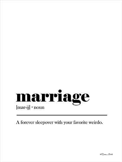 Susan Ball SB1364 - SB1364 - Marriage - Favorite Weirdo - 12x16 Humor, Marriage, A Forever Sleepover with Your Favorite Weirdo, Typography, Signs, Black & White from Penny Lane