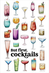 SB1401 - But First, Cocktails - 12x18
