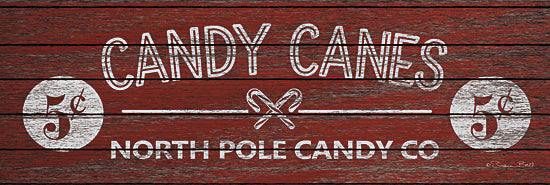 Susan Ball SB517B - SB517B - Candy Canes - 36x12 Candy Canes, Christmas, Holidays, Red & White, Candy, Typography, Signs from Penny Lane
