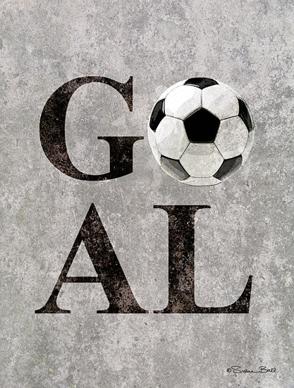 Susan Ball SB769 - SB769 - Soccer GOAL - 12x16 Signs, Typography, Soccer, Goal from Penny Lane
