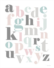 SB803 - Softly Colored Alphabet - 12x16