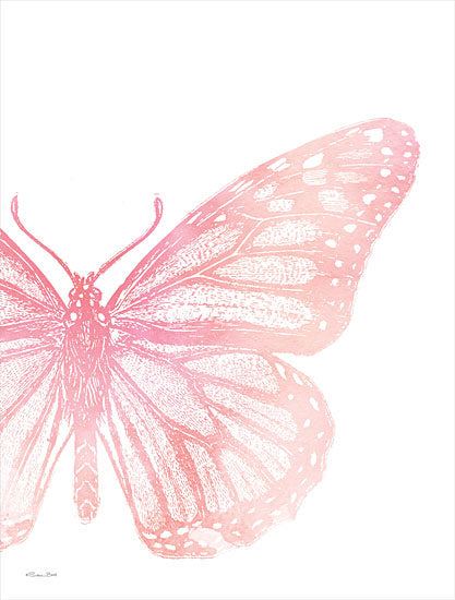 Susan Ball SB845 - SB845 - Pink Butterfly IV - 12x16 Butterfly, Pink Butterfly from Penny Lane