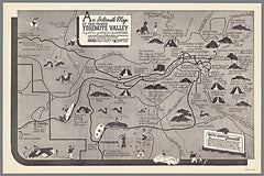 SDS1131 - Yosemite Valley Map - 18x12