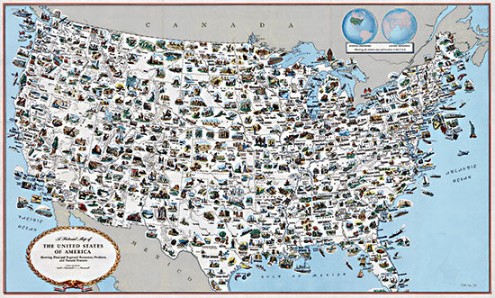 Stellar Design Studio SDS1137 - SDS1137 - USA National Parks - 18x12 Travel, USA National Parks, Map, Vintage, Typography, Signs, Textual Art, Photography, Leisure from Penny Lane