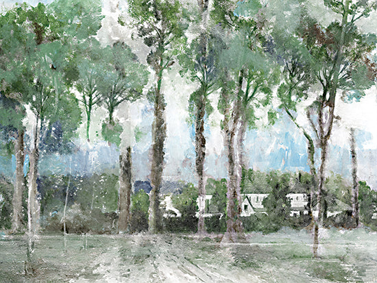 Stellar Design Studio SDS1141 - SDS1141 - Behind the Trees 2 - 16x12 Abstract, Trees, Landscape, Behind the Trees, Houses from Penny Lane