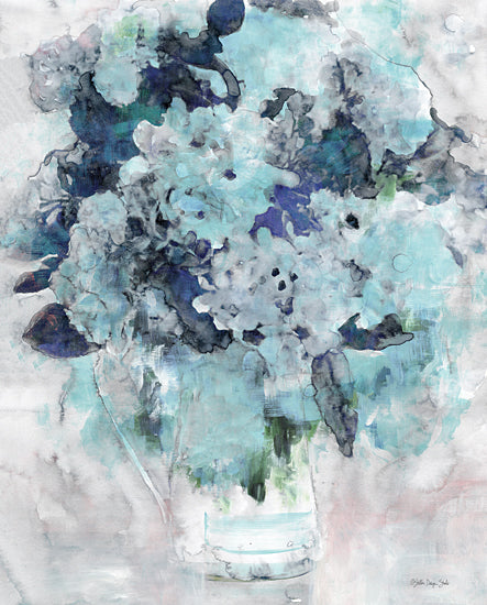 Stellar Design Studio SDS1161 - SDS1161 - Floral Secrets 2 - 12x16 Abstract, Flowers, Blue Flowers, Bouquet, Blooms, Botanical, Watercolor, Contemporary from Penny Lane