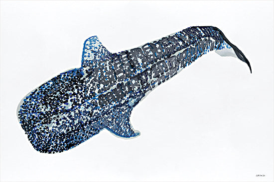 Stellar Design Studio SDS1279 - SDS1279 - Shark Whale 2 - 18x12 Coastal, Shark Whale, Whale, Blue, Animal, Sideview from Penny Lane