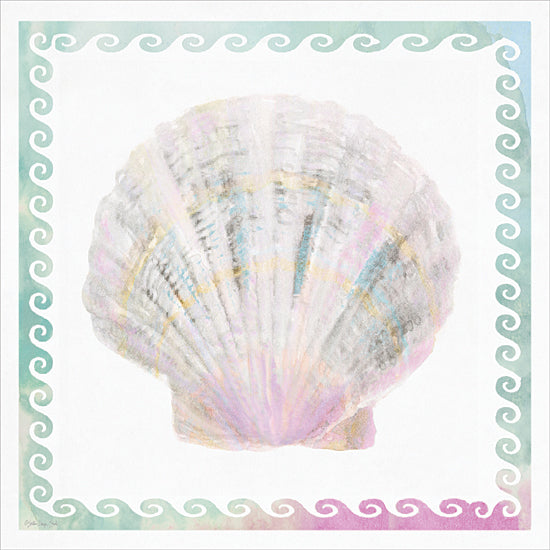 Stellar Design Studio SDS1314 - SDS1314 - Pastel Shell 2 - 12x12 Coastal, Shell, Border, Pastel, Border from Penny Lane