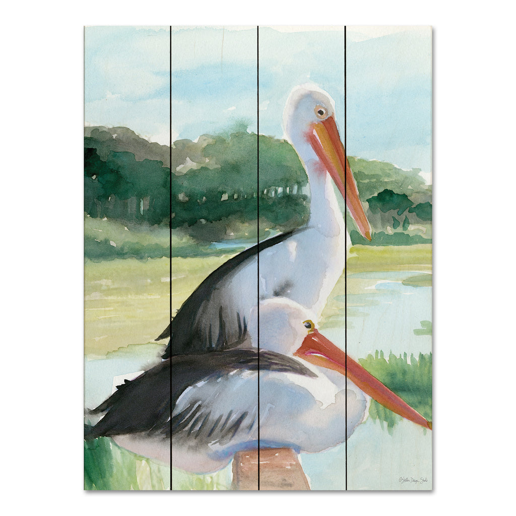 Stellar Design Studio SDS1326PAL - SDS1326PAL - Pelicans by the Bay 1 - 12x16  from Penny Lane