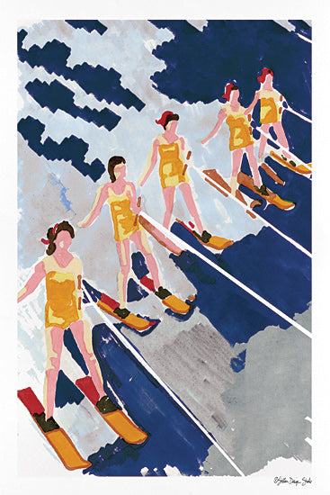 Stellar Design Studio SDS229 - SDS229 - Water Ski Show 1 - 12x18 Water Skiers, Women, Water, Show from Penny Lane