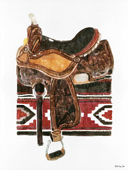 Stellar Design Studio SDS288 - SDS288 - Saddle 2 - 12x16 Saddle, Horses, Western from Penny Lane