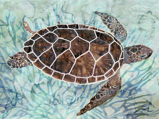 Stellar Design Studio SDS299 - SDS299 - Sea Turtle Collage 1 - 16x12 Sea Turtle, Nautical, Tropical from Penny Lane