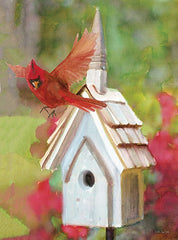 SDS335 - Cardinal Bird House - 12x16