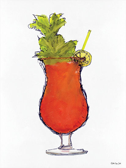 Stellar Design Studio SDS359 - SDS359 - Bloody Mary - 12x16 Bloody Mary, Cocktail, Lemon Slice from Penny Lane