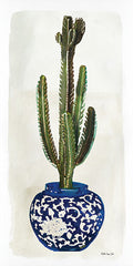 SDS377 - Cacti in Blue Pot 2    - 9x18