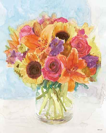 Stellar Design Studio SDS443 - SDS443 - Vase with Flowers I - 12x16 Vase, Flowers, Bouquet, Still Life from Penny Lane