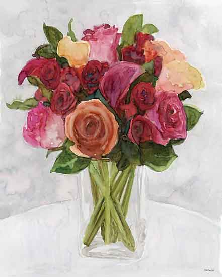 Stellar Design Studio SDS444 - SDS444 - Vase with Flowers II - 12x16 Vase, Flowers, Bouquet, Still Life from Penny Lane