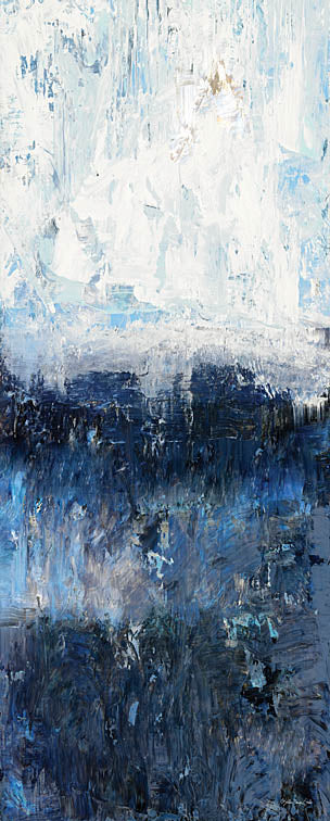 Stellar Design Studio SDS473 - SDS473 - Oversized Field Study I - 8x20 Abstract, Blue & White from Penny Lane