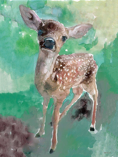 Stellar Designs Studio SDS486 - SDS486 - Baby Deer - 12x16 Deer, Babies, Fawn, Watercolor from Penny Lane