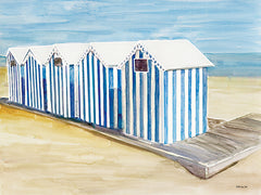 SDS513 - Stripped Beach Huts - 16x12