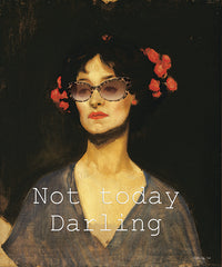 SDS590 - Not Today - 12x16