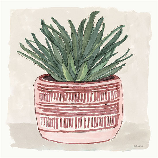 Stellar Design Studio SDS614 - SDS614 - Agave 1 - 12x12 Agave, Succulents, Southwestern, Clay Pot from Penny Lane