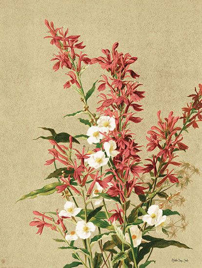 Stellar Design Studio SDS635 - SDS635 - Meadow Flowers 2 - 12x16 Flowers, Red Flowers, White Flowers from Penny Lane