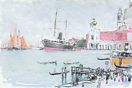 Stellar Design Studio SDS695 - SDS695 - Port of Venice - 18x12 Port of Venice, Coastal, Ships, Boats, Port, Abstract, European from Penny Lane