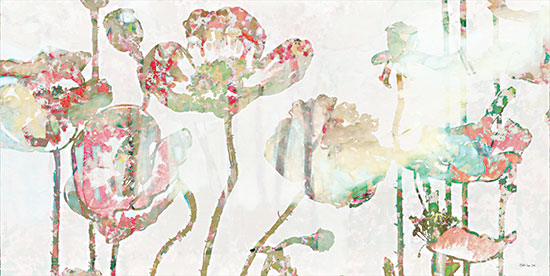 Stellar Design Studio SDS717 - SDS717 - Faded Floral - 18x9 Abstract, Flowers, Faded Flowers, Contemporary from Penny Lane
