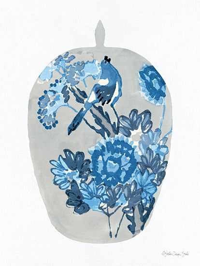Stellar Design Studio SDS728 - SDS728 - Blue Bird Vase - 12x16 Blue Bird Vase, Vase, Birds, Blue Flowers, Blue and White from Penny Lane