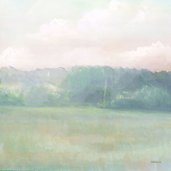 Stellar Design Studio SDS822 - SDS822 - Peaceful Calm 2 - 12x12 Abstract, Landscape, Trees, Pastel, Serene from Penny Lane