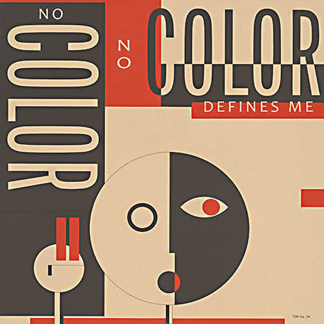 Stellar Design Studio SDS921 - SDS921 - Color Defines Me - 12x12 No Color Defines Me, Black Art, Black Lives Matter, Abstract, Contemporary, Typography, Signs from Penny Lane