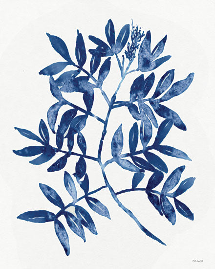 Stellar Design Studio SDS999 - SDS999 - Nature in Indigo 2 - 12x16 Plants, Blue & White, Indigo, Abstract from Penny Lane