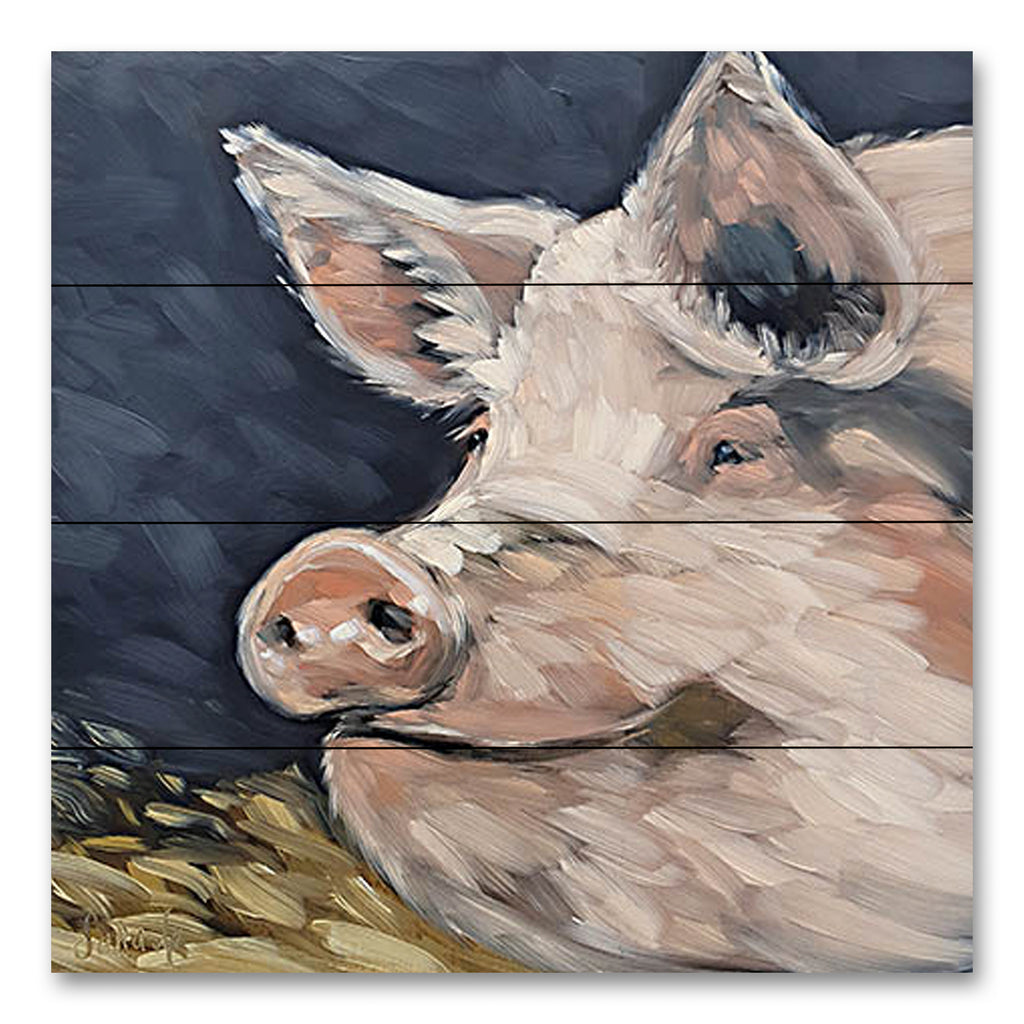 Sara G. Designs SGD107PAL - SGD107PAL - Good Old Fred - 12x12 Pig, Farm Animal, Farm, Close Up from Penny Lane