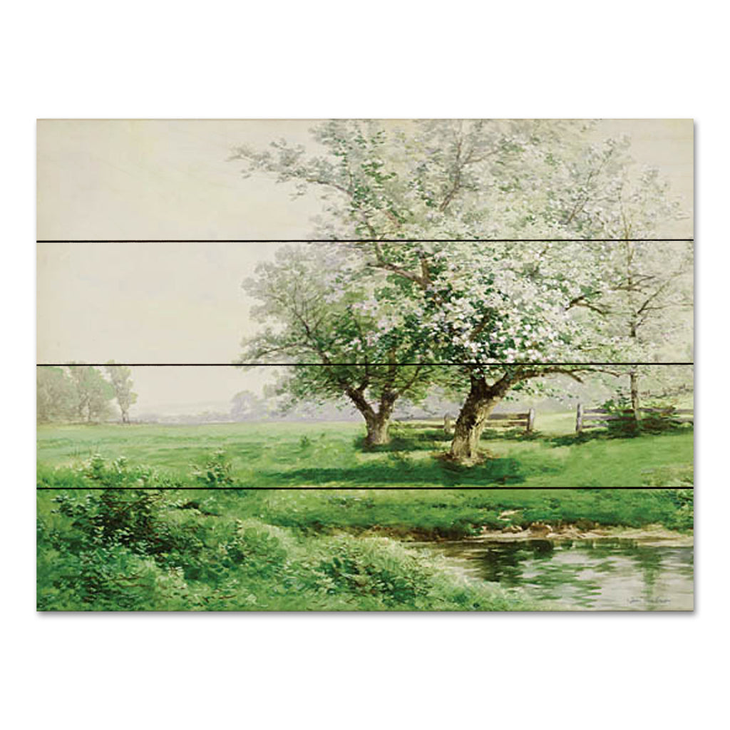 Seven Trees Design ST1000PAL - ST1000PAL - The Dreamy Field - 16x12 Landscape, Tree, Flowering Tree, Spring, Springtime, Pond from Penny Lane