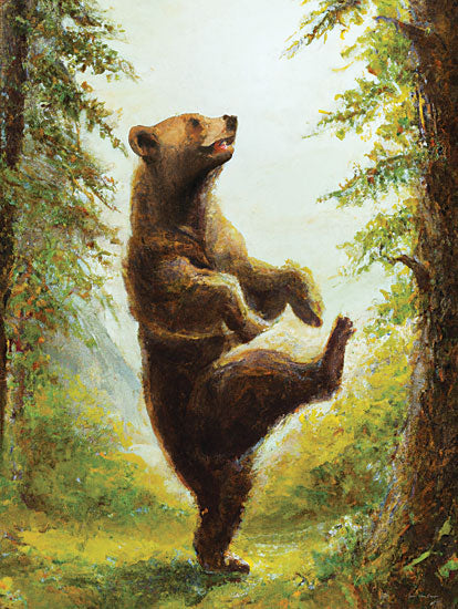 Seven Trees Design ST1030 - ST1030 - Forest Dance - 12x18 Bear, Dancing Bear Whimsical, Forest, Trees, Path from Penny Lane