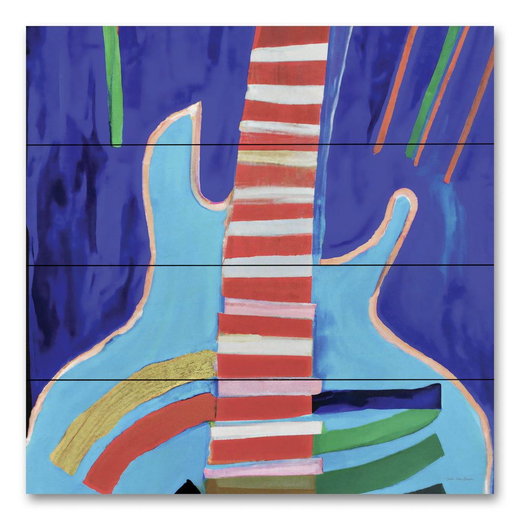 Seven Trees Design ST1040PAL - ST1040PAL - Colorful Guitar - 12x12  from Penny Lane