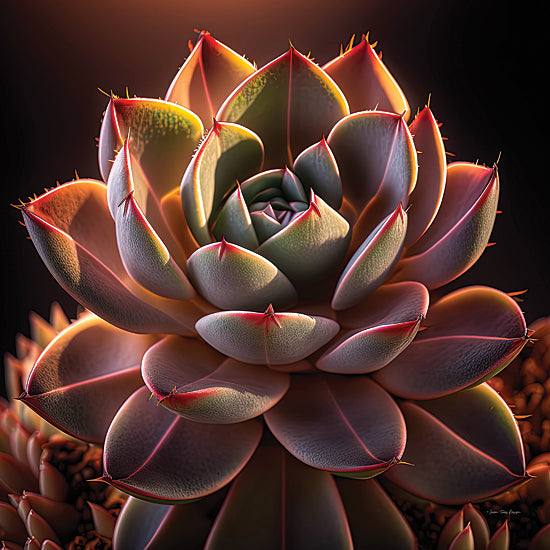Seven Trees Design ST1048 - ST1048 - Succulent Sunset I - 12x12 Photography, Cactus, Succulent from Penny Lane